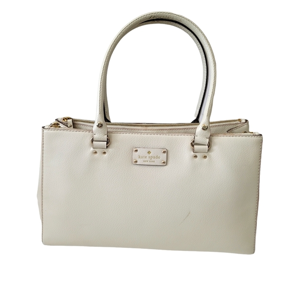 kate spade Handbags - KATE SPADE Porcelain Martine Wellesley Leather Shoulder Bag